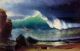 The Shore of the Turquoise Sea by Albert Bierstadt
